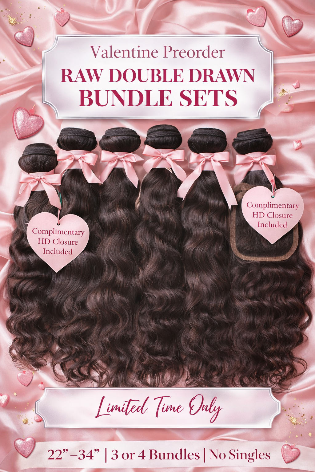 Raw SEA Double Drawn Luxury Bundle Set | Valentine Preorder