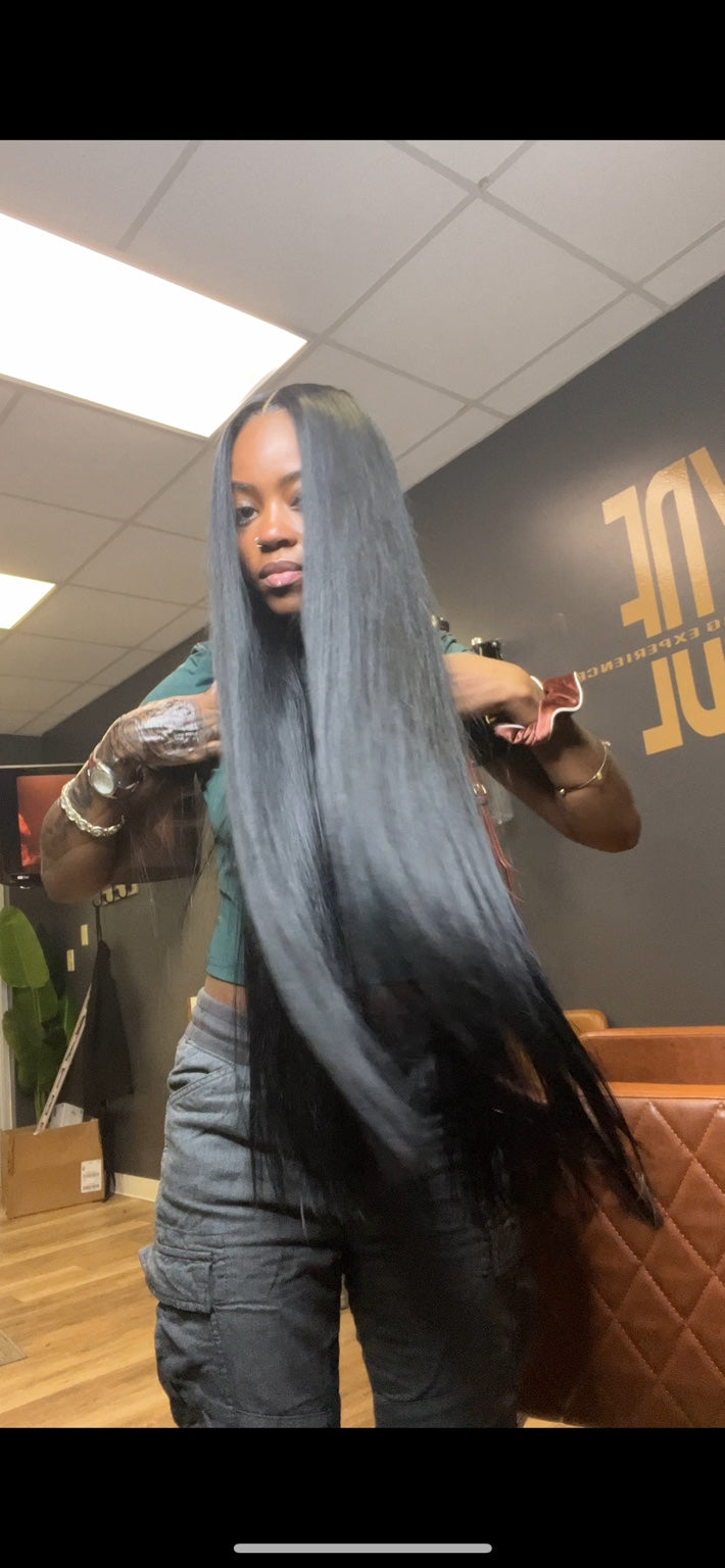 Extra-long Raw SEA Straight install showing a sleek finished result and natural movement